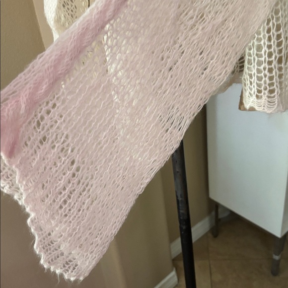 Wildfox White Label Shell Bra Distressed Sweater - Picture 6 of 7